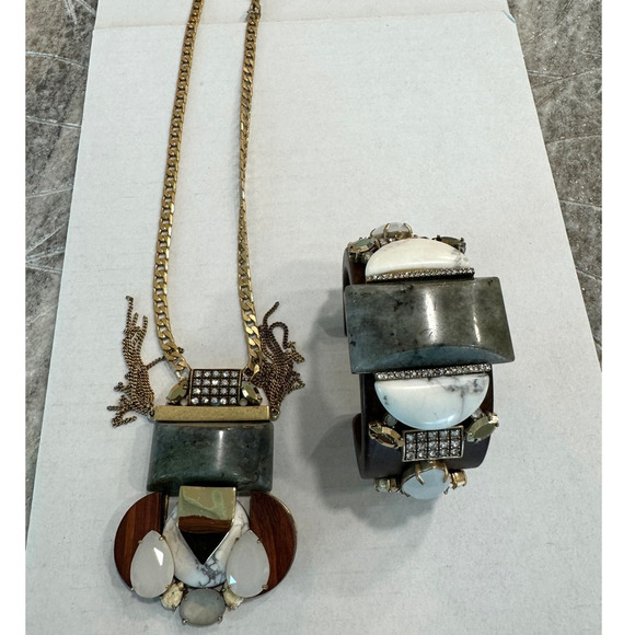 J.Crew Stone Necklace - Picture 8 of 9